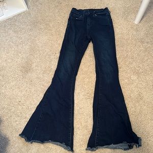 Women Flying monkey jeans. Size 22. Flare/wide leg. No rips. Lightly worn.